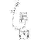 hansgrohe-vernis-shape-matt-black-2-hole-rim-mounted-bath-mixer-w-diverter-valve-