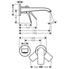 hansgrohe-vivenis-matt-black-concealed--single-lever-basin-mixer-tap-with-spout-195mm-
