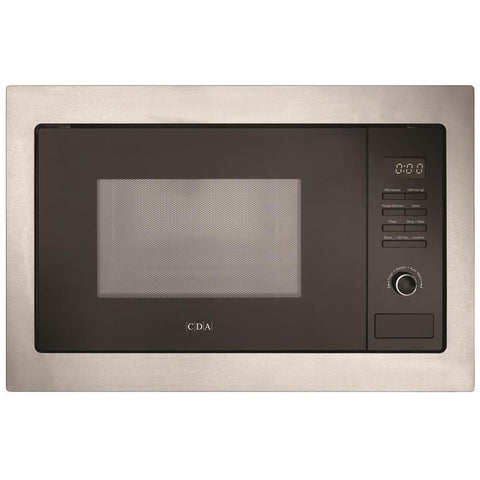 CDA Black & Stainless Steel Built-In Microwave Oven VM131SS