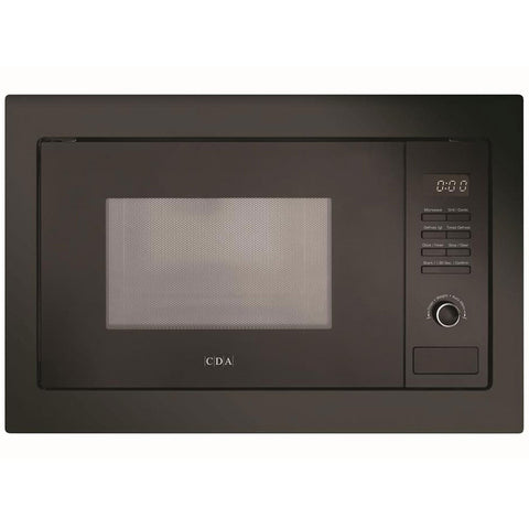 CDA Black Built-In Microwave Oven and Grill VM231BL