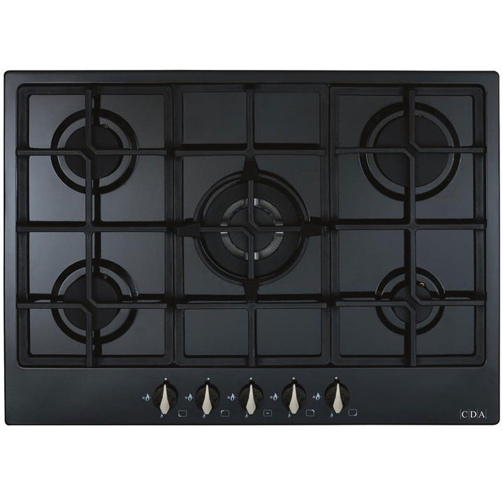 cda-black-700mm-five-burner-gas-hob-hg7251bl-