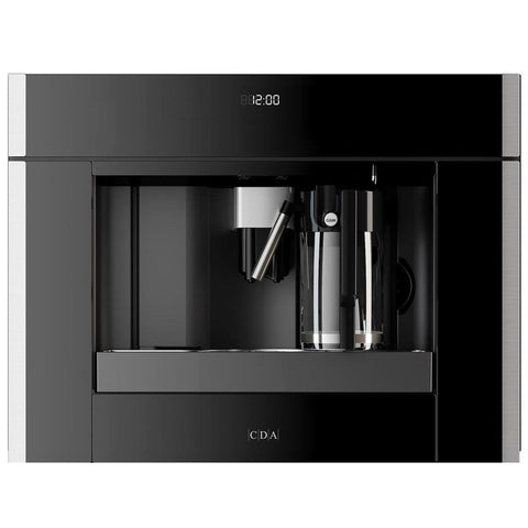 CDA Black & Stainless Steel Fully Automatic Coffee Maker with Procino VC820SS