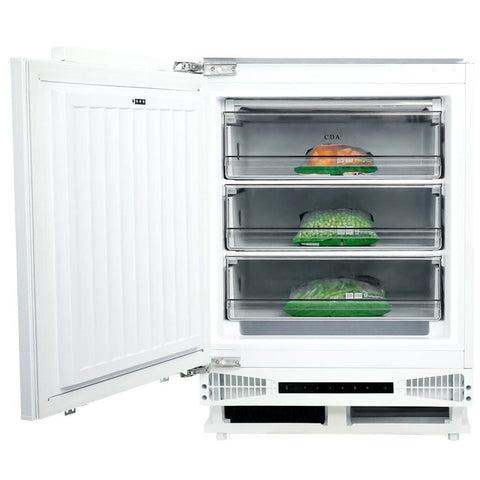 CDA White Integrated/Under Counter Larder Freezer FW284