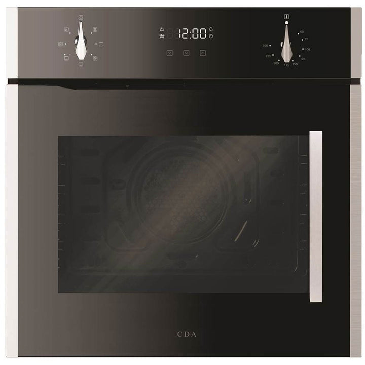 cda-black--steel-seven-function-electric-side-opening-single-oven-sc621ss-