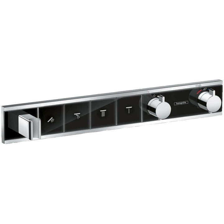 hansgrohe-rainselect-blackchrome-concealed-4-outlets-thermostatic-mixer-valve-