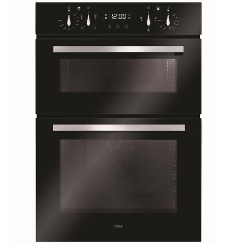 CDA Black Built-In Electric Double Oven DC941BL