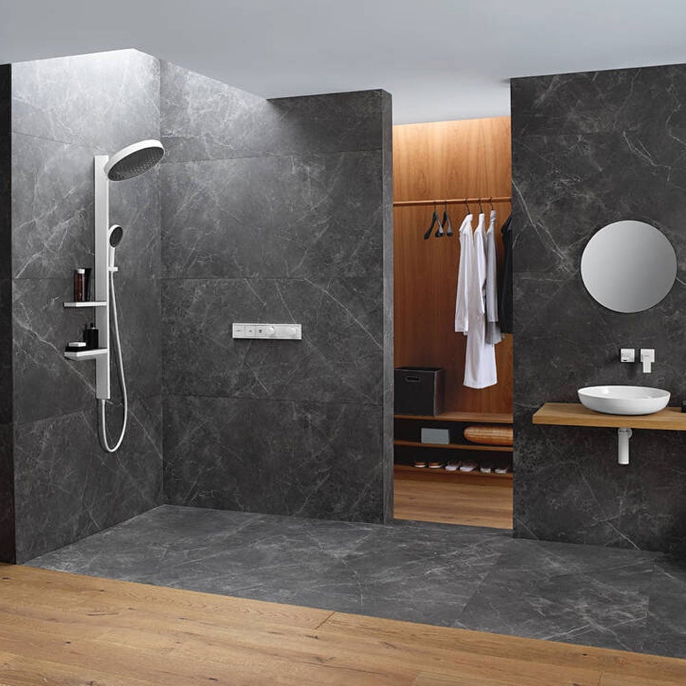 Hansgrohe RainSelect 2 Functions Thermostatic Shower Mixer Valve with Thermostat Control