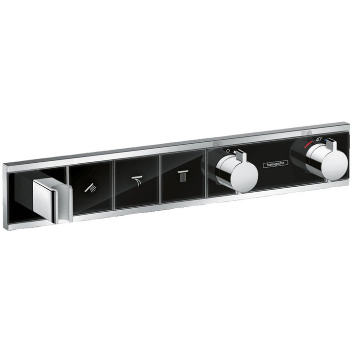 hansgrohe-rainselect-blackchrome-concealed-3-outlets-thermostatic-mixer-valve-