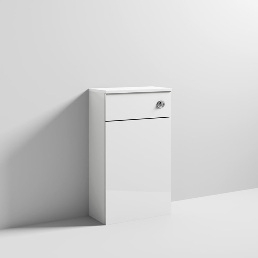 Nuie Athena 500mm Back to Wall WC Toilet Unit Gloss and Woodgrain Finish Options