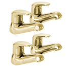 deva-adore-gold-hot--cold-bathroom-basin-taps--bath-taps-pack-set-