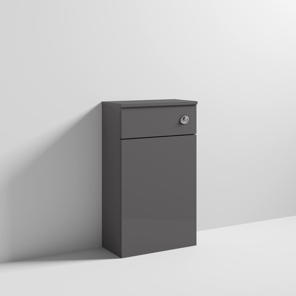 Nuie Athena 500mm Back to Wall WC Toilet Unit Gloss and Woodgrain Finish Options