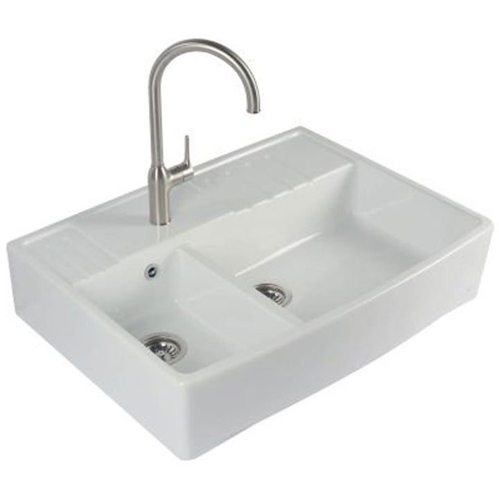 chambord-clotaire-iii-15-bowl-gloss-white-ceramic-kitchen-sink--waste-