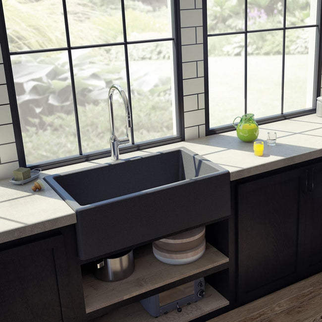 Black & Grey Traditional Kitchen Sinks 