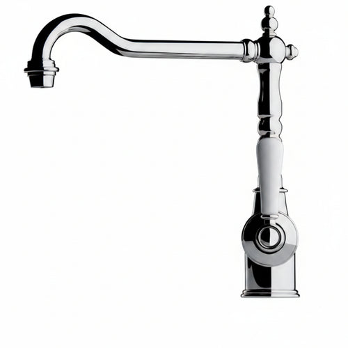 Chambord Charlotte Single Lever Kitchen Sink Mixer Tap with Polished Finish