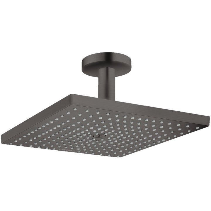 hansgrohe-raindance-e-brushed-black-chrome-300-1jet-overhead-shower-