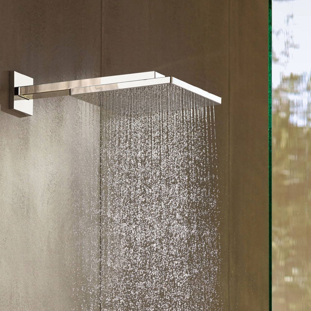 Hansgrohe Raindance E Chrome 300 1 Jet Overhead Shower EcoSmart with Shower Arm