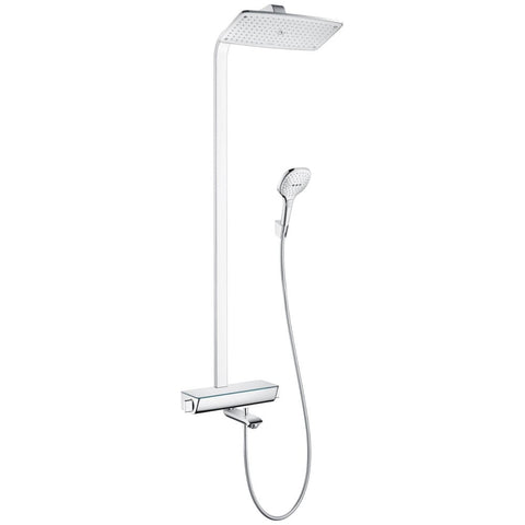 Hansgrohe Raindance E 360 1jet Showerpipe with Thermostatic Bath Mixer