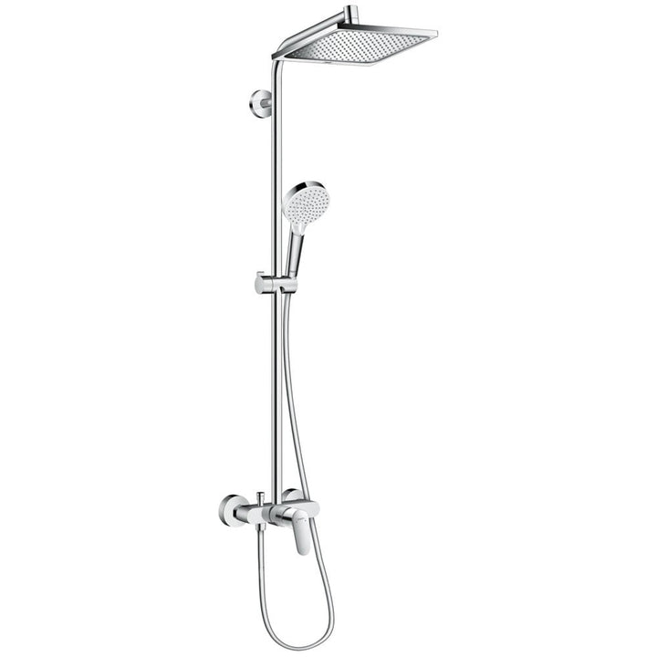 hansgrohe-crometta-e-chrome-shower-set-240-1jet-with-manual-shower-mixer-