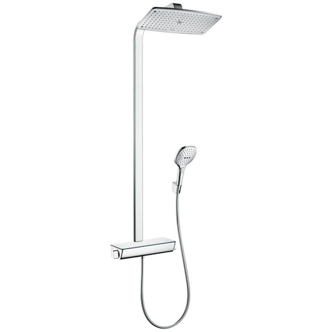 Hansgrohe Raindance E Showerpipe 360 1jet with Thermostatic Shower Mixer