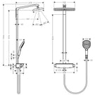 hansgrohe-raindance-e-chrome-showerpipe-360-1jet-with-thermostatic-shower-mixer-