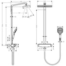 hansgrohe-raindance-e-white-360-1jet-ecosmart-9-lmin-thermostatic-shower-mixer-