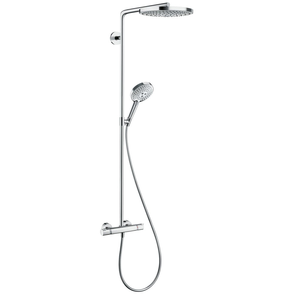 Hansgrohe Raindance Select S Chrome 240 2 Jet Thermostatic Shower Mixer