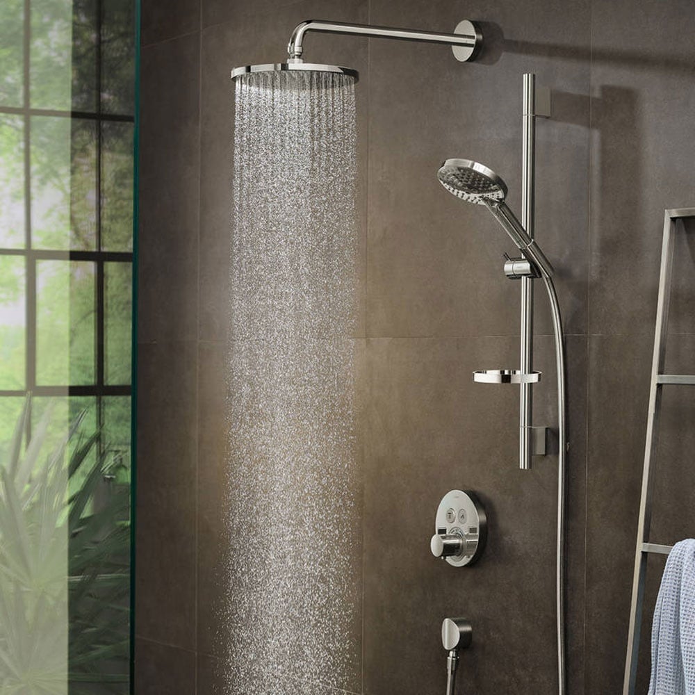 Hansgrohe Raindance Select S Shower Set 120 3 Jet PowderRain With Shower Bar 65 cm & Soap Dish