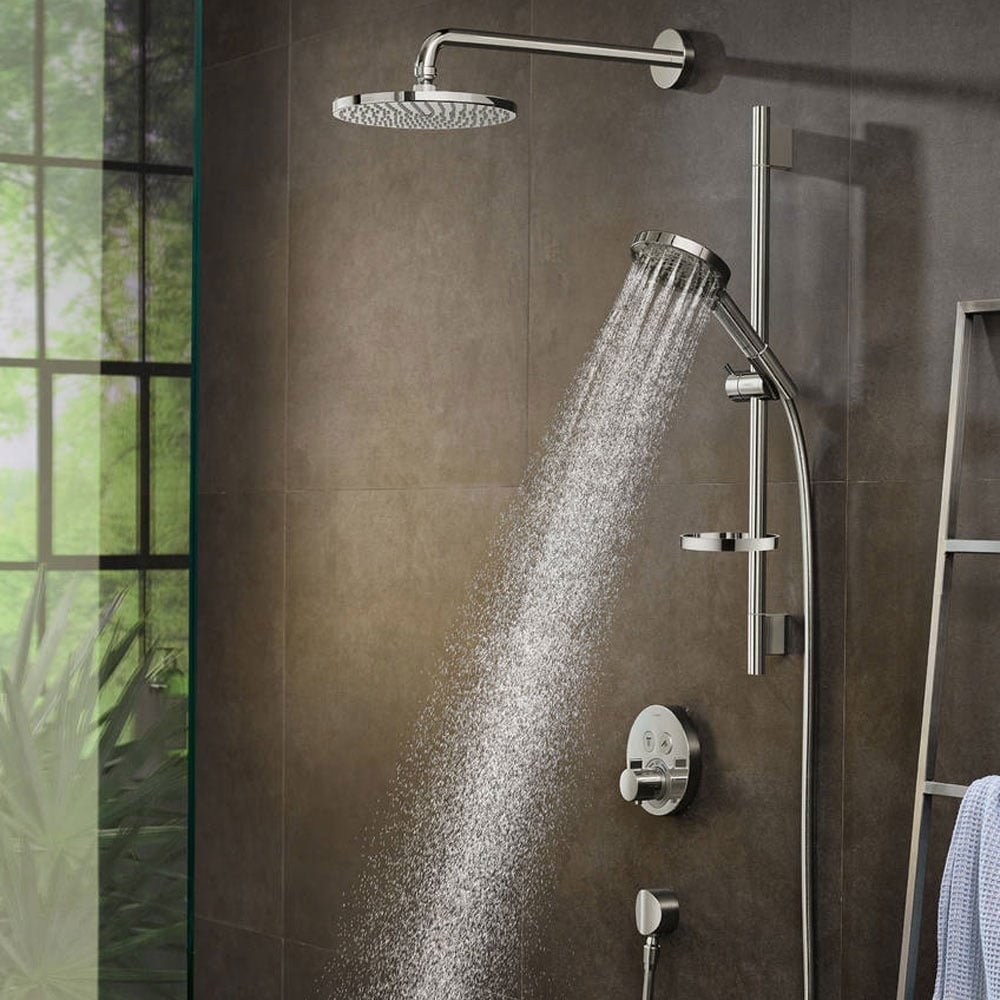 Hansgrohe Raindance Select S Shower Set 120 3 Jet PowderRain With Shower Bar 65 cm & Soap Dish