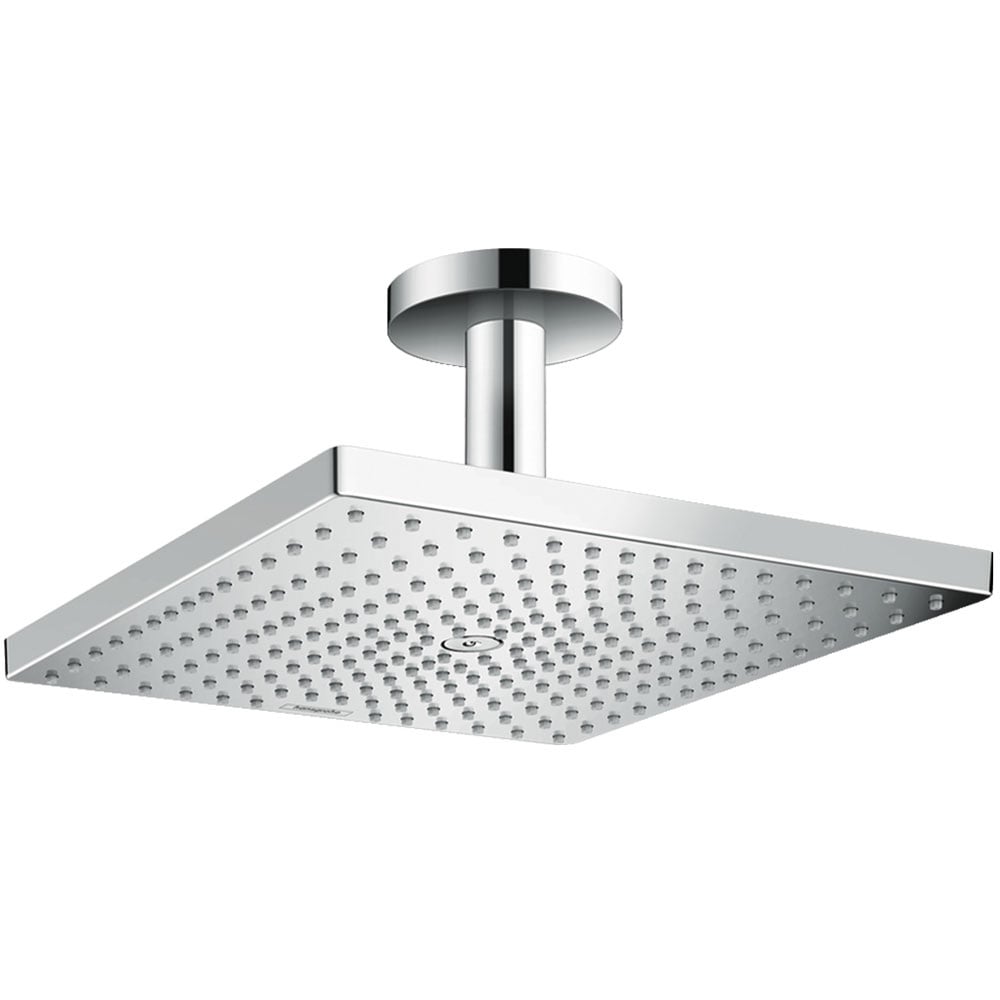 Hansgrohe Raindance E Chrome Overhead Shower 300 1 Jet EcoSmart With Ceiling Connector
