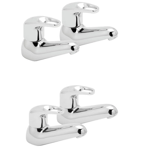 Deva Lace Chrome Bath & Basin Taps Pack Set