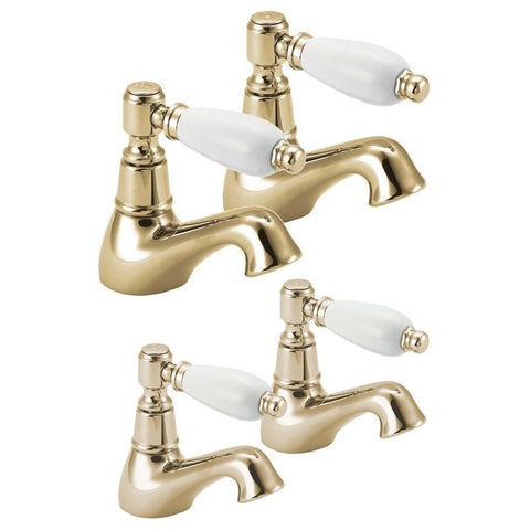 Deva Georgian Bath & Basin Taps Pack Set in Classic Finish Options