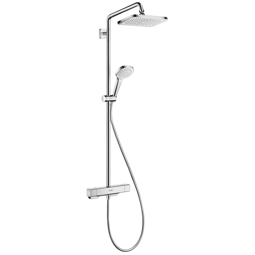Hansgrohe Croma E 280 1 Jet Showerpipe with Thermostatic Valve