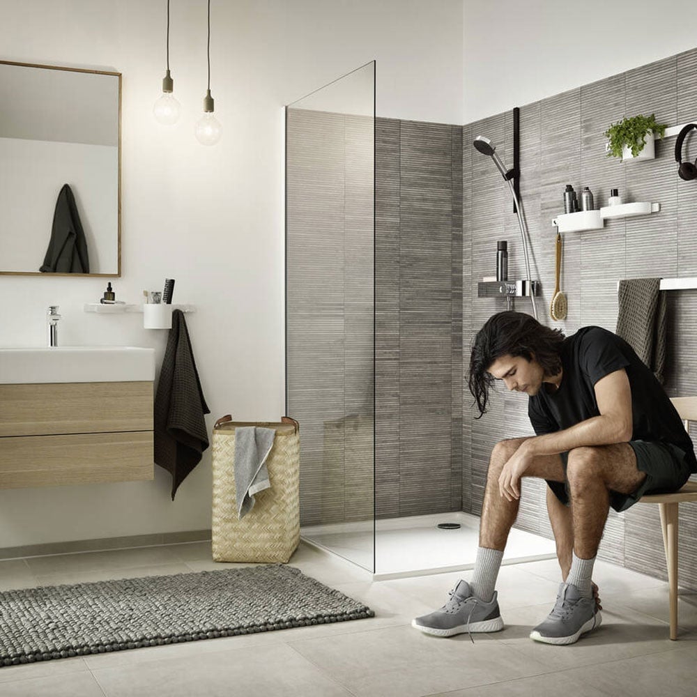 Hansgrohe Pulsify Select 105 3 Jet Activation EcoSmart Hand Shower