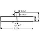 hansgrohe-rainfinity-250-1-jet-burshed-bronze-overhead-shower-with-12-connector-