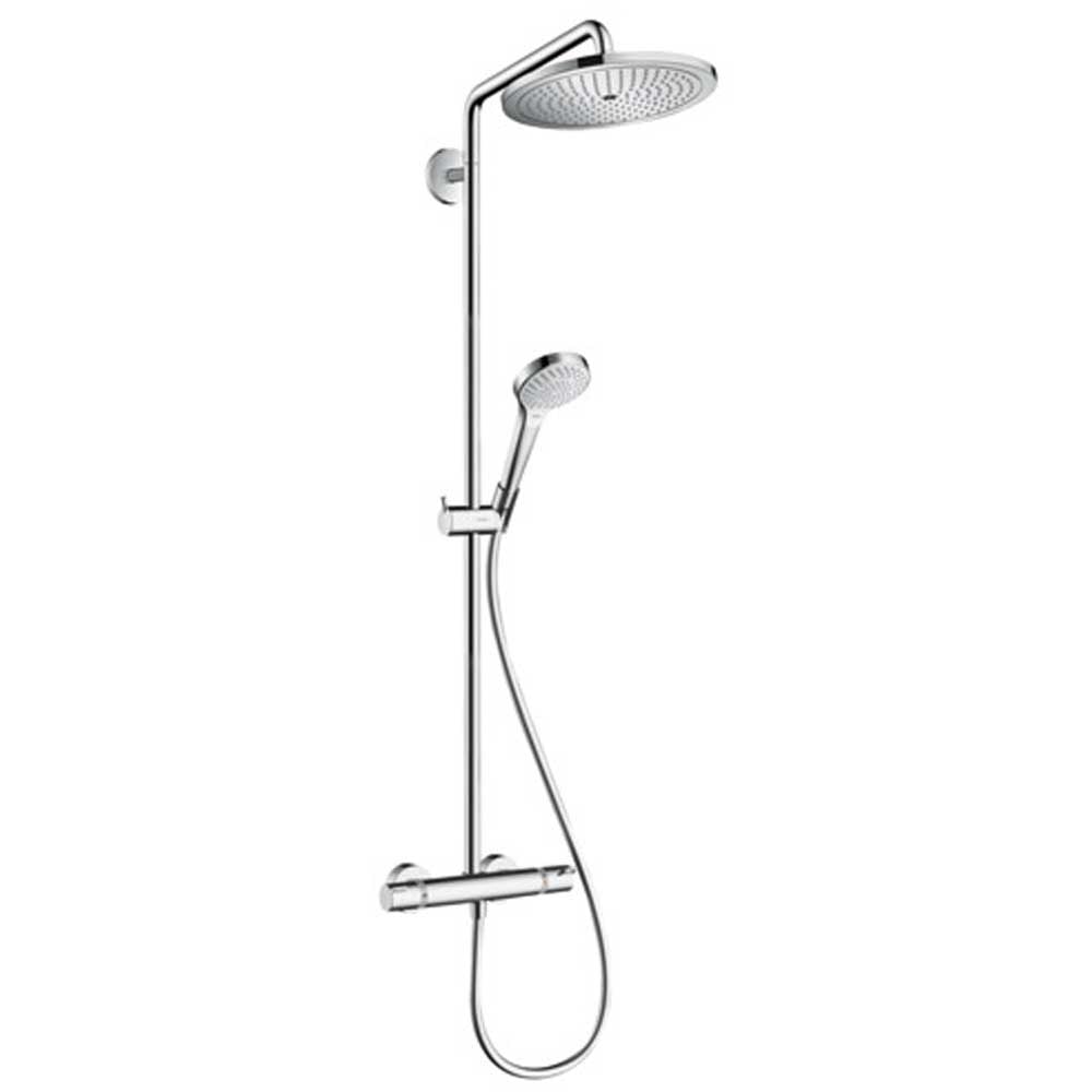 Hansgrohe Croma Select S Chrome Shower Set 280 1 Jet & Thermostatic Shower Mixer