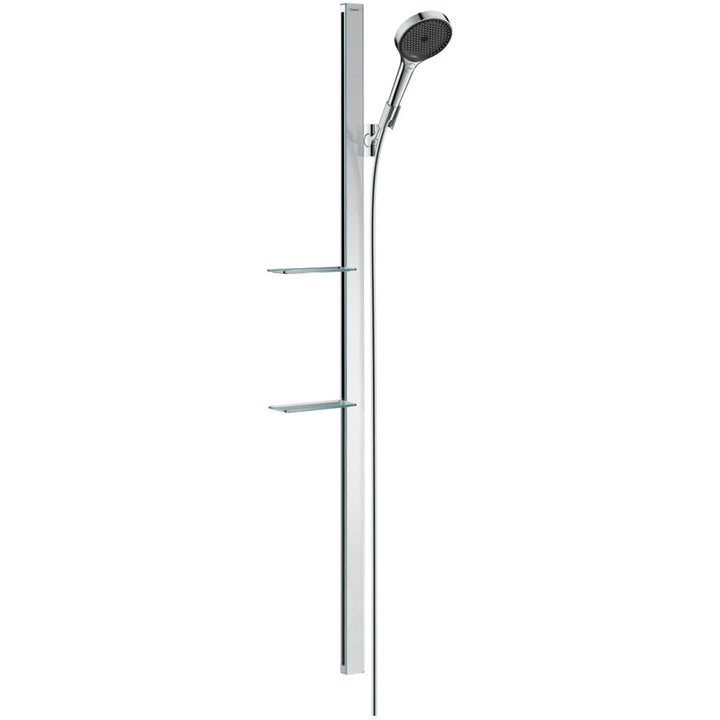 hansgrohe-rainfinity-130-3-jet-chrome-shower-head--1500mm-riser-rail-with-shelves-