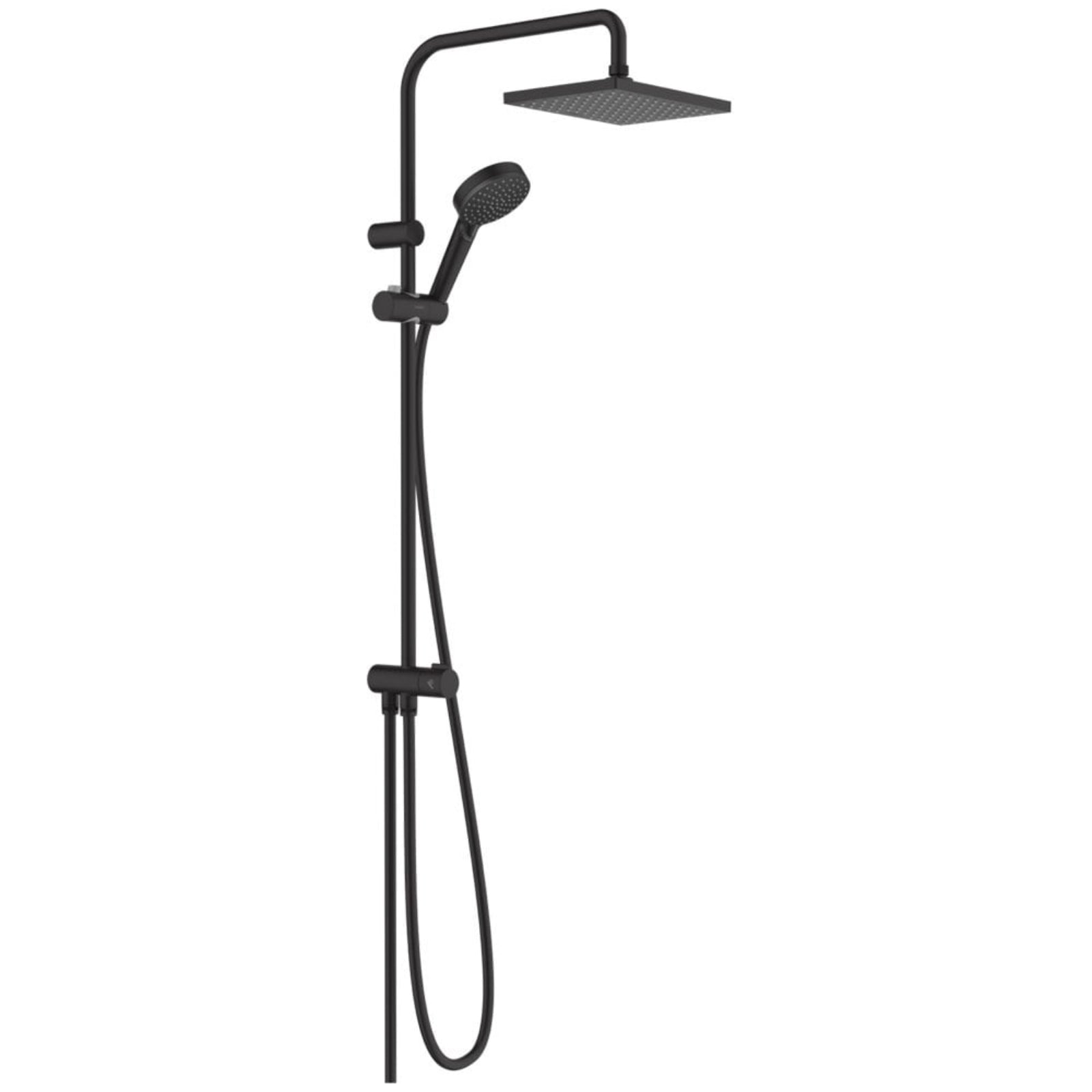 Hansgrohe Vernis Shape Matt Black 230 1 Jet Reno Showerpipe