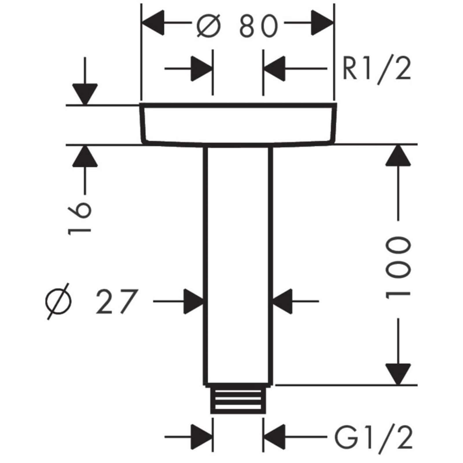 Hansgrohe Shower Head Ceiling Connector S
