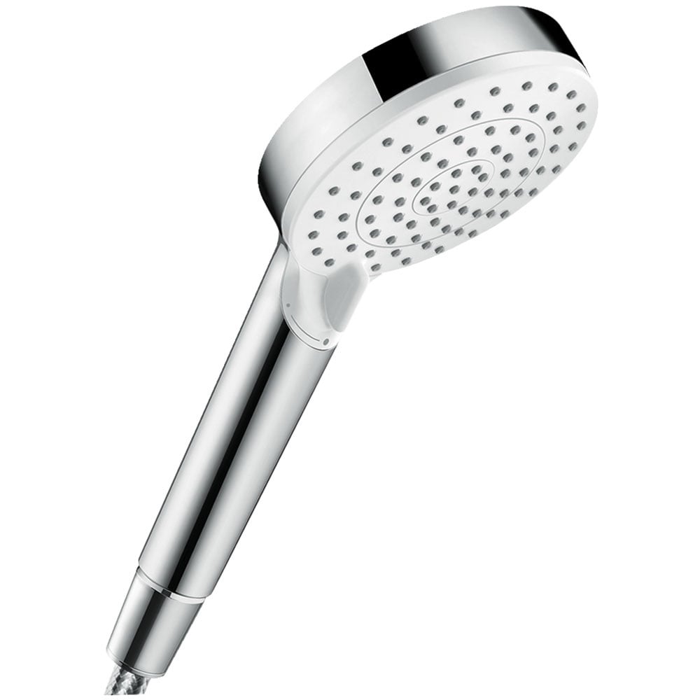 Hansgrohe Crometta 100 Vario White/Chrome Hand Shower EcoSmart