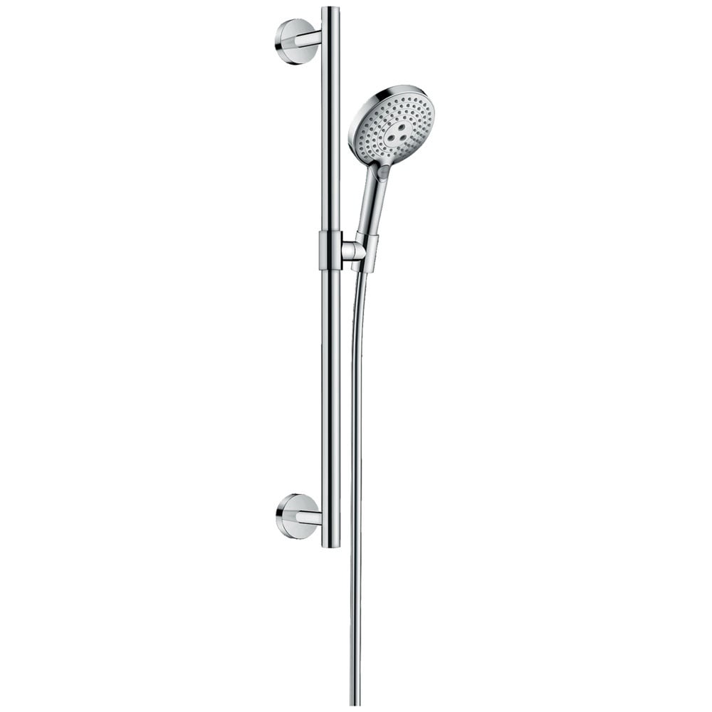 Hansgrohe Raindance Select S Chrome Shower Set 120 3 Jet with Shower Rail 65cm