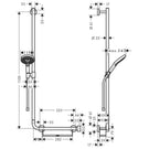 hansgrohe-raindance-select-s-chrome-shower-set-120-3jjet-left-shower-rail-110cm-