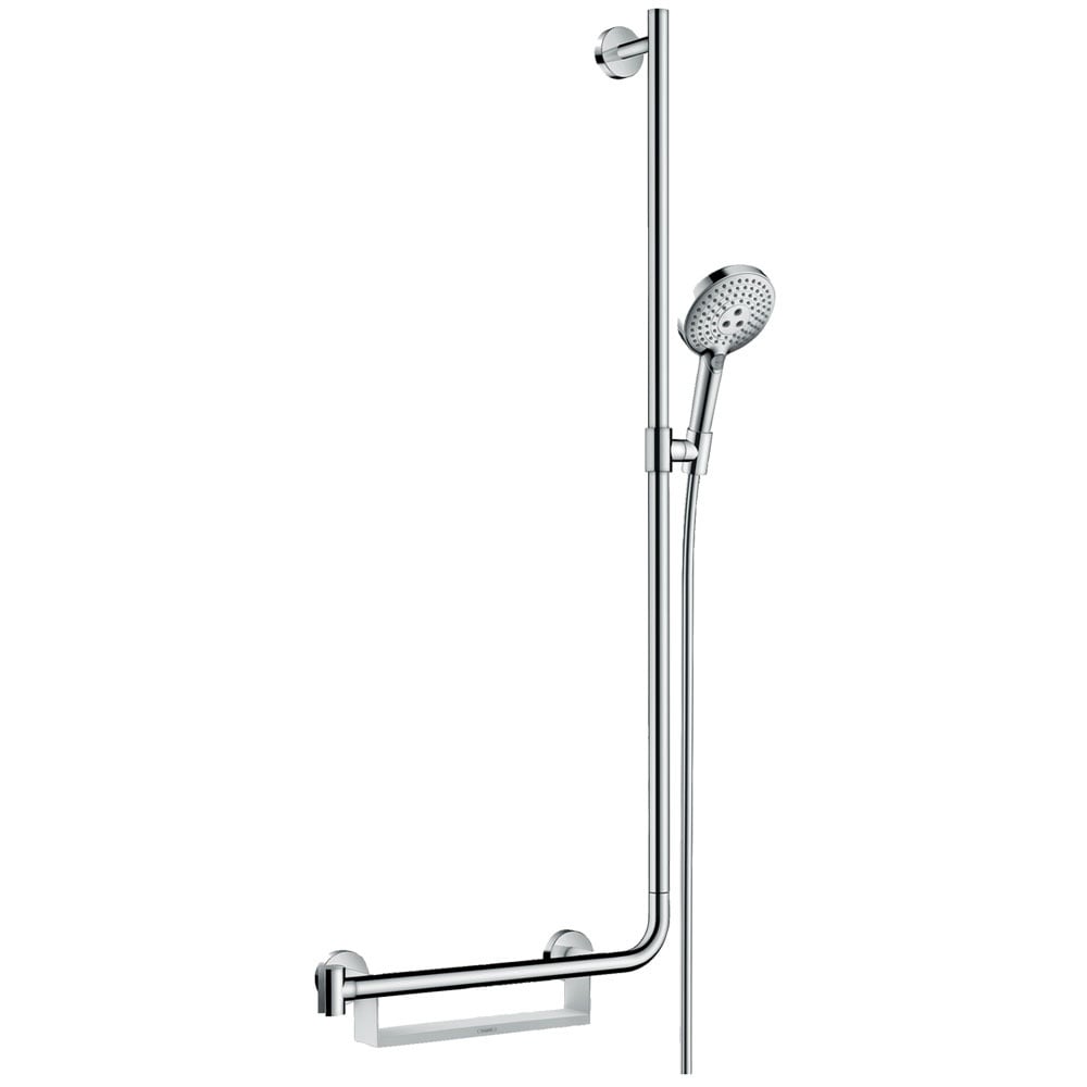 Hansgrohe Raindance Select S Chrome Shower Set 120 3 Jet With Shower Rail 110 cm