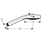 hansgrohe-croma-select-e-whitechrome-hand-shower-110-1jet-ecosmart-9-lmin-