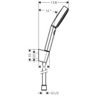 hansgrohe-pulsify-select-matt-white-105-3jet-relaxation-shower-holder-set--hose-