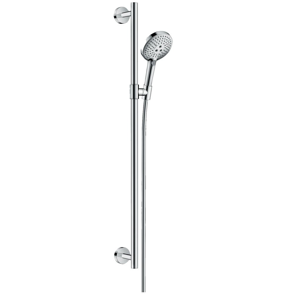 Hansgrohe Raindance Select S Chrome 120 3 Jet Shower Set with Shower Rail 90cm
