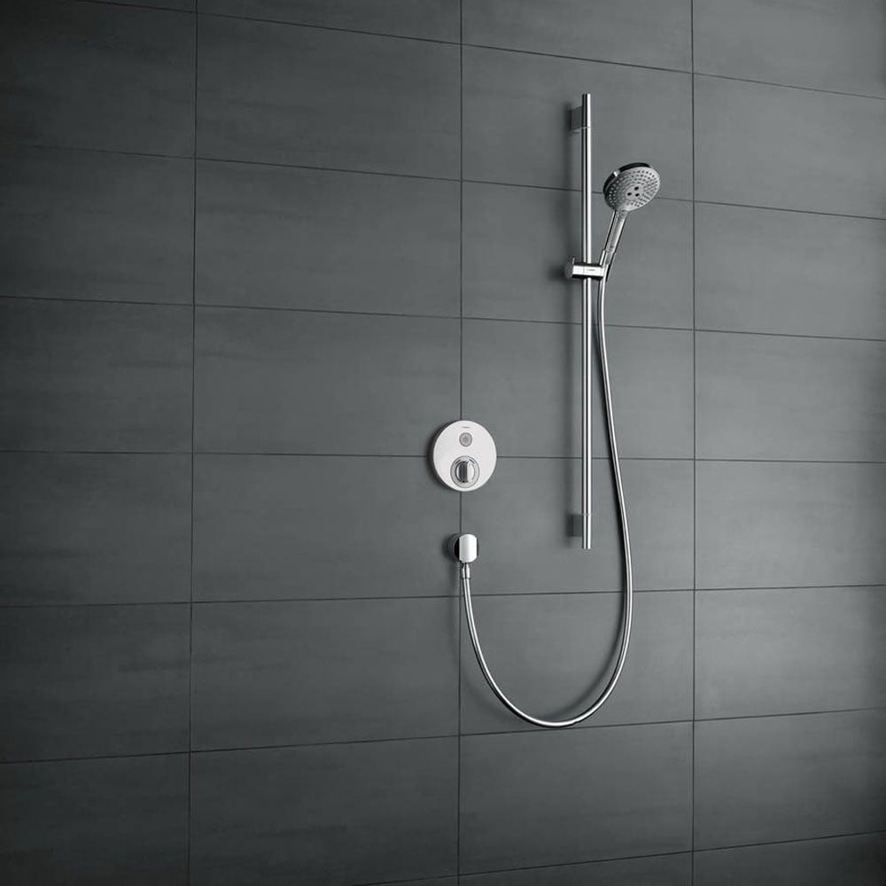Hansgrohe Raindance Select S Chrome 120 3 Jet Shower Set with Shower Rail 90cm