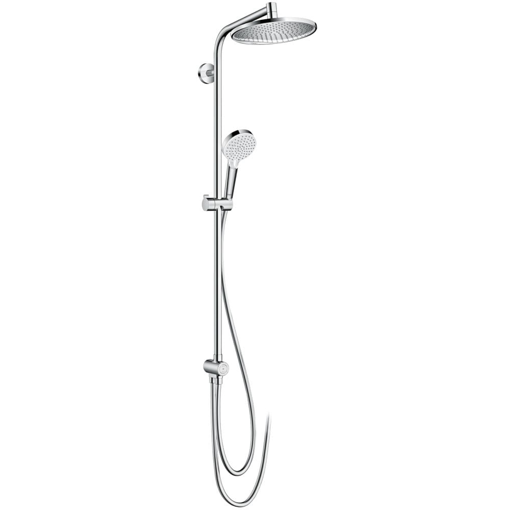 Hansgrohe Crometta S Chrome 240 1 Jet Showerpipe EcoSmart 9 l/min Reno