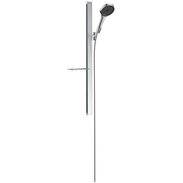 hansgrohe-rainfinity-eco-130-3-jet-chrome-shower-head--945mm-riser-rail-with-shelf-