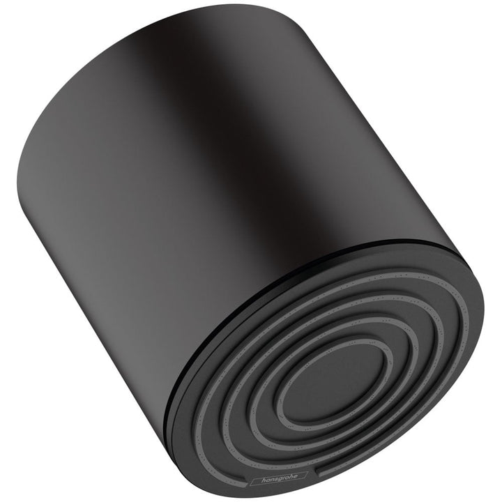 hansgrohe-pulsify-matt-black-105-1jet-green-overhead-shower-