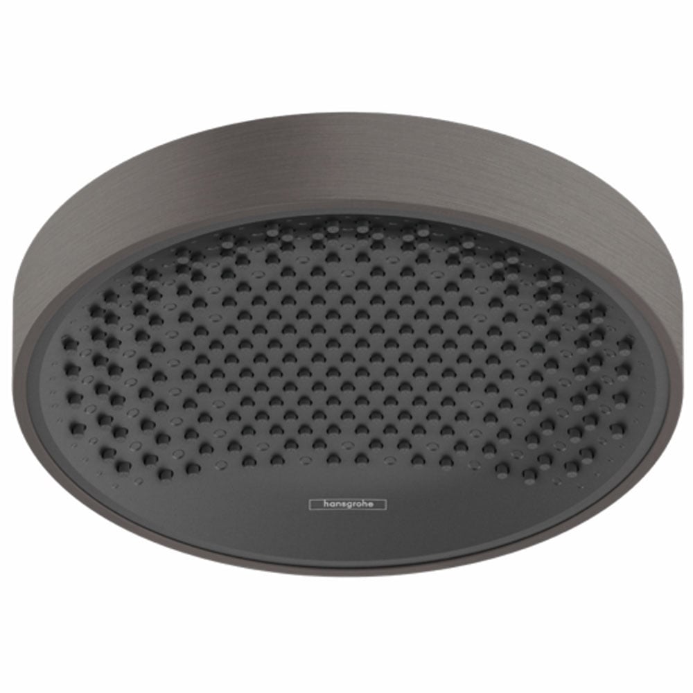 Hansgrohe Rainfinity 250 1 Jet Brushed Black Chrome Overhead Shower with 1/2" Connector